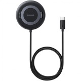 Incarcator Retea Wireless Baseus Simple Mini4, 15W, 3A, Negru P10273300121-01