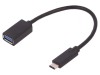 Cablu USB 3.0 USB A la USB C 0.2m, QOLTEC