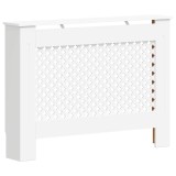 Cumpara ieftin Masca pentru calorifer, MDF, 112x19x81,5 cm, alb