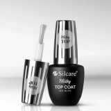 Cumpara ieftin Top Coat Milky No Wipe 9 ml, Silcare