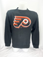 Philadelphia Flyers hanorac de bărbați Chrome Graphic Crew Sweatshirt Black - S