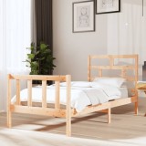 Cumpara ieftin Cadru de pat, 90x200 cm, lemn masiv de pin