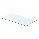 Gossi raft din sticla transparenta, 60 x 25 cm
