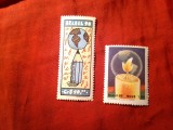 2 Serii 1 valoare Brazilia : 1989 Sarbatoare si 1990 Educatie