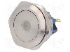 Intrerupator anti-vandalism, ON-(ON), &Oslash;30mm, ONPOW - GQ30-11D/R/24V/S