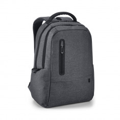 Rucsac Laptop 17 inch, Everestus, NB, Nylon 2Tone rezistent la apa, antracit, saculet de calatorie si eticheta bagaj incluse foto