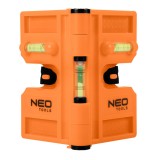 Nivela de colt flexibila NEO cu 3 fiole si 4 magneti, 209 mm