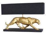 Lampa de masa cu un leopard auriu CW273