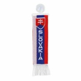 Fanion auto mic cu ventuza pentru parbriz, model Slovacia
