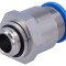 Conector push-in simplu 6bar, garnitură NBR