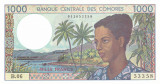 Comores Comore 1 000 Francs 1984 UNC