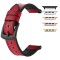 Curea hibrid piele-silicon compatibila cu Apple Watch 9|8|7|6|5|4|3|2|1 Series, 49mm|45mm|44mm|42mm, VD Very Dream&reg;,Tart Red