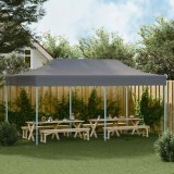 vidaXL Cort de petrecere pliabil, antracit, 3 x 6 m