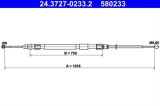 Cablu Frana Parcare ATE BMW Seria 3 Compatibil Piesa Originala Aftermarket Nou