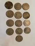 Lot 13 monede 1 leu 1924, stare excelenta