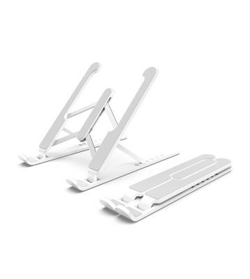 Suport rabatabil pentru laptop universal, alb foto