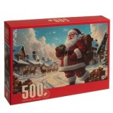 Puzzle cu Mos Craciun in Oras Nins, 500 piese, CMCLASS