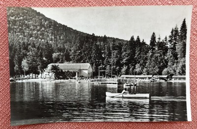 Tusnad - Cu barca pe lac - Circulata, 1959 foto
