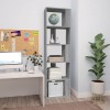 VidaXL Bibliotecă, gri sonoma, 45x24x160 cm, lemn compozit 826376