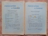 Lot de 6 Reviste, PREOCUPARI LITERARE - REVISTA SOCIETATII PRIETENII ISTORIEI LITERARE