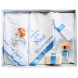 Cumpara ieftin Trusou Botez 6 piese cu text imprimat BLEU - TB51