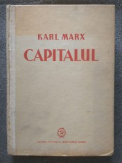 Karl Marx - Capitalul (critica economiei politice): vol. II, cartea a II-a 1951 foto
