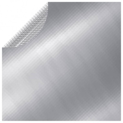 vidaXL Prelată de piscină, argintiu, 527 cm, PE foto