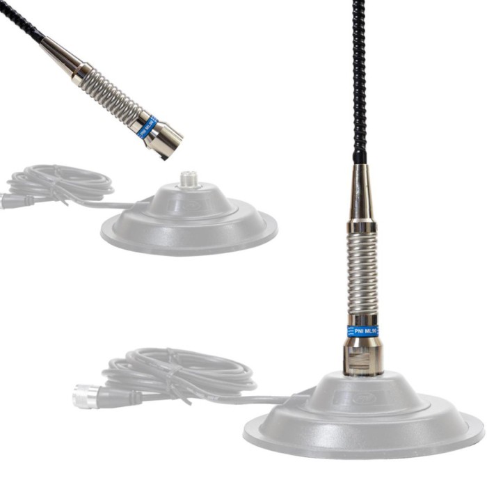 Antena statie radio CB PNI ML90 150W impedanta 50 Ohmi lungime 0.71 metri