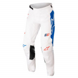 Cumpara ieftin Pantaloni Moto Alpinestars 2022 Racer Compass Pants, Alb/Albastru, Marime 36