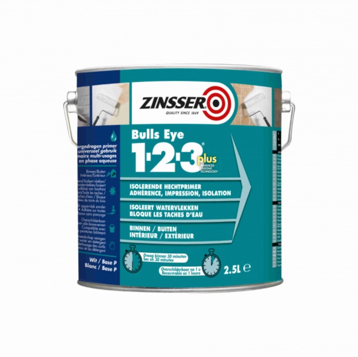 Amorsa Antimucegai, Zinsser 1-2-3 Plus, 2.5 Litri