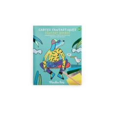 Set creativ Planse fantastice cu animale haioase Moulin Roty