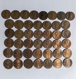 Colecție 43 Monede 1 Cent SUA (Penny) | Seria Completă Anii 1966-2008