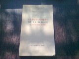 L'ENSEIGNEMENT DE LA MORALE CHR&Eacute;TIENNE - JACQUES LECLERCQ (CARTE IN LIMBA FRANCEZA)