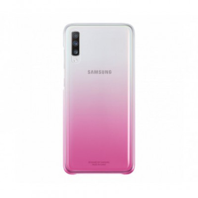 Husa Plastic Samsung A705 Galaxy A70, Gradation Cover, Roz, Blister EF-AA705CPEGWW Original foto