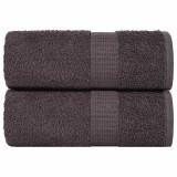 Cumpara ieftin Lavete 2 buc Antracit 15x21 cm 360 g/m&sup2; 100% bumbac