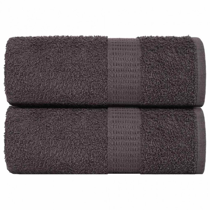 vidaXL Lavete 2 buc Antracit 15x21 cm 360 g/m&sup2; 100% bumbac 136669
