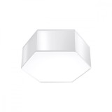 Lampă De Tavan Sunde Alb Pvc 2 Becuri Cub Modern De Interior
