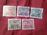 Serie mica Polonia 1925 - Aviatie , 4 valori stampilate