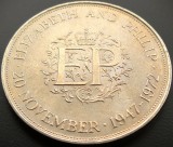 Cumpara ieftin Moneda comemorativa nunta 1 CROWN - ANGLIA, anul 1947 - 1972 * cod 5430, Europa
