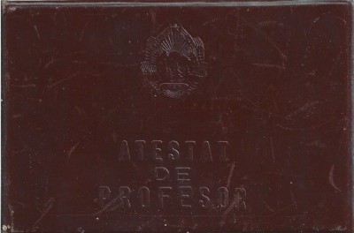 A3625N Atestat de profesor &amp;icirc;n specialitatea pedagogie și psihologie, profesor Alexandru Trifu, 1967 foto