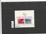 ROMANIA 1974 LP 848 CENTENARUL UPU COLITA MNH NESTAMPILATA