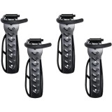 Cumpara ieftin Set 4x suport universal din otel pentru biciclete, rezistent, anti zgarieturi - Negru