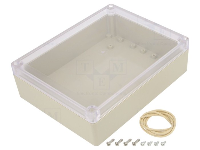 Carcasă universală ABS IP65 transparentă