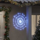 Lumini stelare de Craciun 140 LED-uri, 8 buc., alb rece, 17 cm GartenMobel Dekor, vidaXL