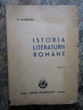 ISTORIA LITERATURII ROMANE-D. MURARASU