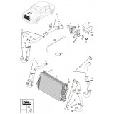 Furtun intercooler, supraalimentare Opel Vectra C 2002-2009, cauciuc, motorizare 2.2 DTI