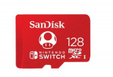 Card de memorie SanDisk Nintendo Switch, microSDXC, 128GB, UHS-I, V30, U3, Class 10