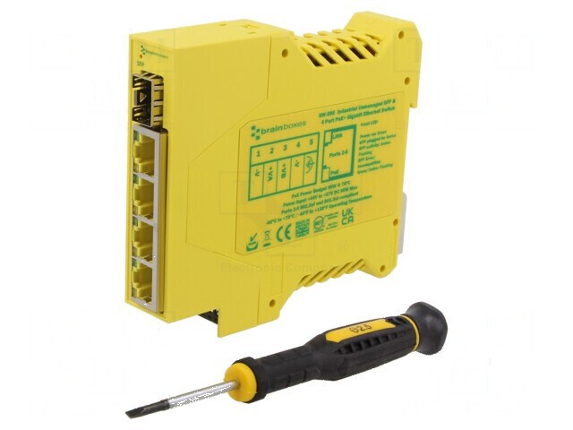 Switch PoE Ethernet neadministrabil - 4 porturi