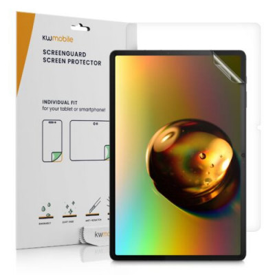 Set 2 Folii de protectie mate pentru tableta Samsung Galaxy Tab S8 , Kwmobile, Transparent, Plastic, 57125.2 foto
