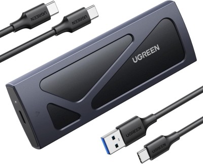 UGREEN Adaptor SSD M.2 NGFF PCIe / NVMe la USB 3.0 si USB-C rack extern carcasa foto